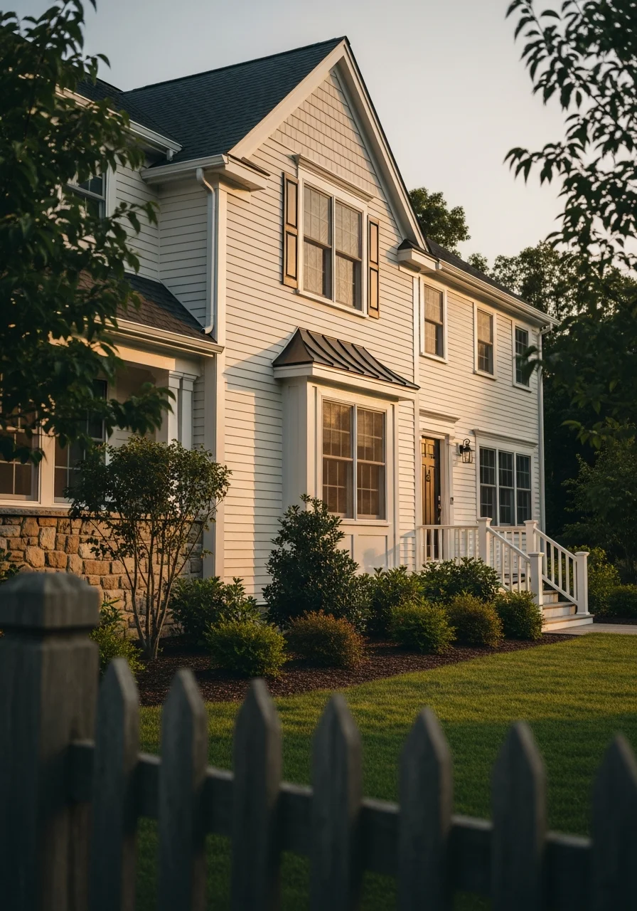 Clinton home exterior with quality construction and maintained grounds.
