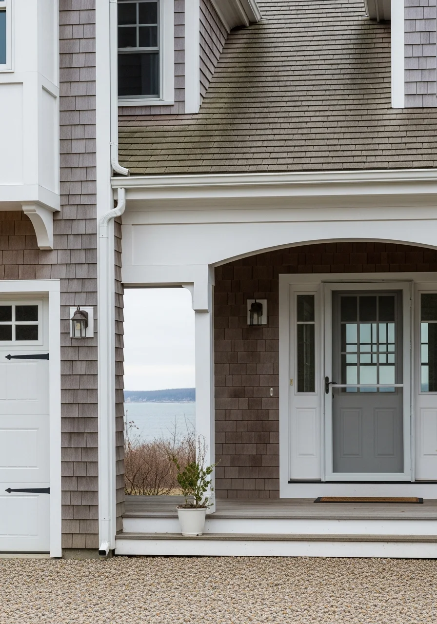 Coastal Connecticut homes in Middlesex County with Long Island Sound visible in background